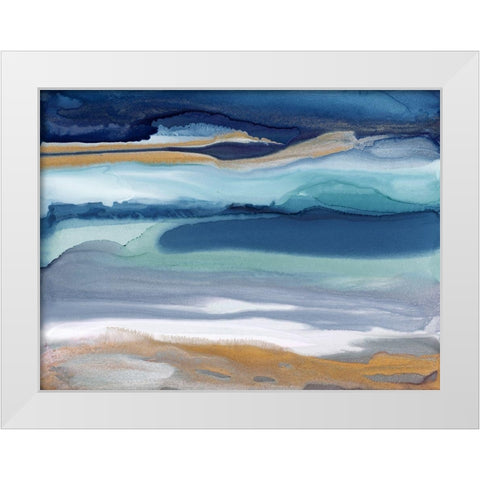 Great Oyster Bay  White Modern Wood Framed Art Print by Urban Road