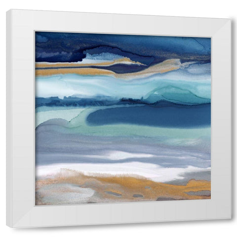 Great Oyster Bay White Modern Wood Framed Art Print by Urban Road