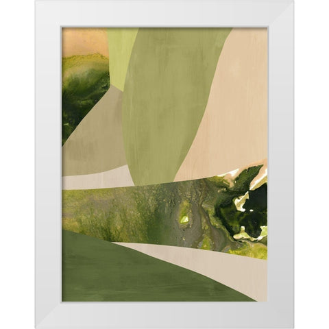 Green Gables I  White Modern Wood Framed Art Print by Urban Road