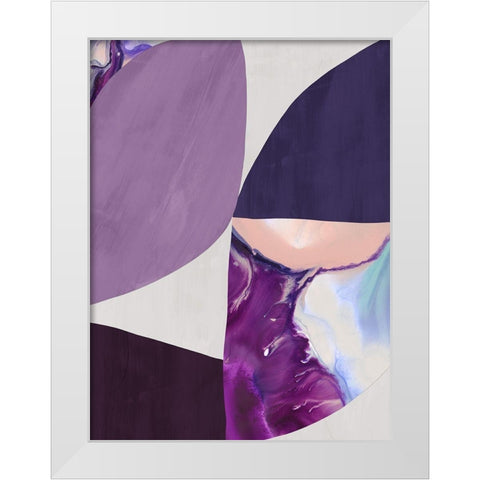 Astro II  White Modern Wood Framed Art Print by Urban Road