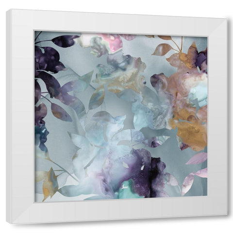 Khloris  White Modern Wood Framed Art Print by Urban Road