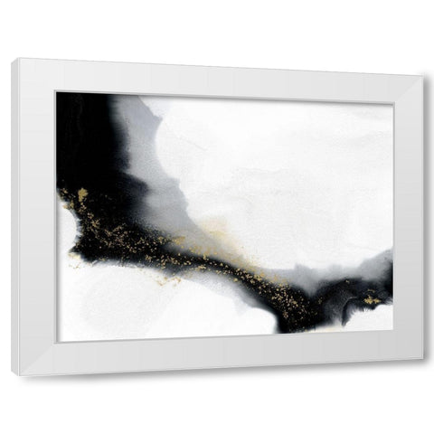 Rorshach I White Modern Wood Framed Art Print by Urban Road