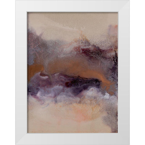 Wild Plum IV White Modern Wood Framed Art Print by Urban Road