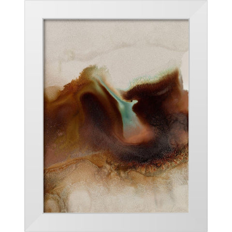 Sedimentary II White Modern Wood Framed Art Print by Urban Road