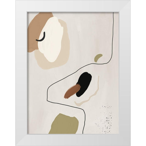 To the Wire I White Modern Wood Framed Art Print by Urban Road