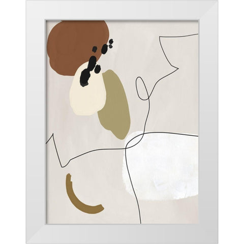 To the Wire II White Modern Wood Framed Art Print by Urban Road