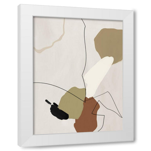 To the Wire III White Modern Wood Framed Art Print by Urban Road