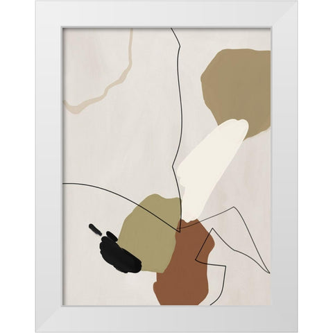 To the Wire III White Modern Wood Framed Art Print by Urban Road