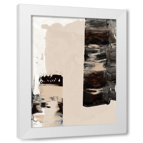 Mudslide I White Modern Wood Framed Art Print by Urban Road