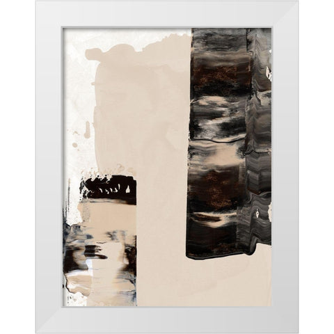 Mudslide I White Modern Wood Framed Art Print by Urban Road