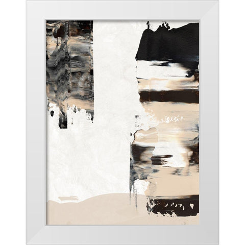 Mudslide II White Modern Wood Framed Art Print by Urban Road