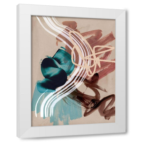 Messy Thoughts I White Modern Wood Framed Art Print by Urban Road