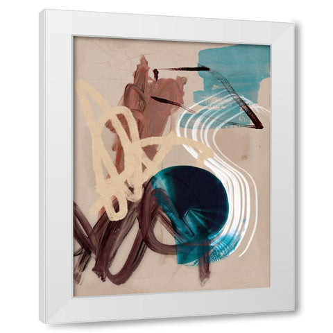 Messy Thoughts II White Modern Wood Framed Art Print by Urban Road