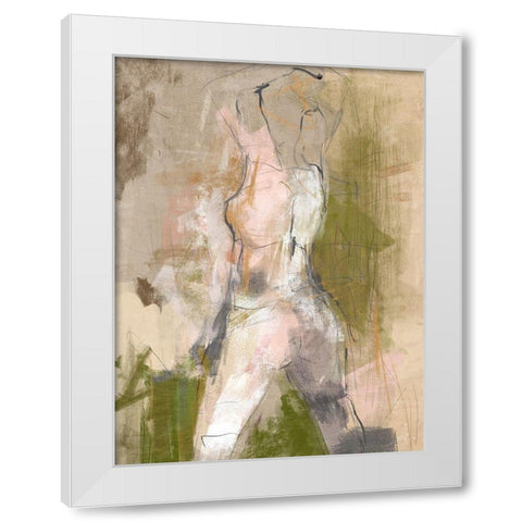 Unafraid White Modern Wood Framed Art Print by Urban Road