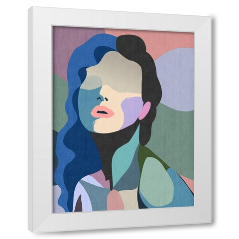 Daring White Modern Wood Framed Art Print by Urban Road