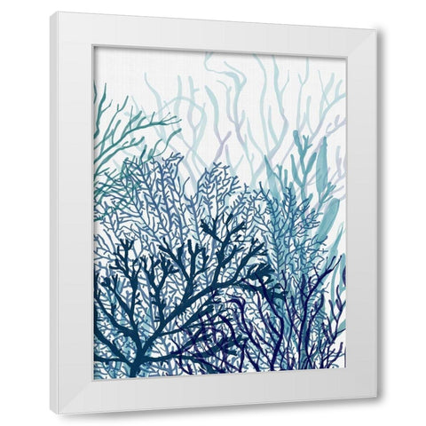 Bridgehampton II White Modern Wood Framed Art Print by Urban Road