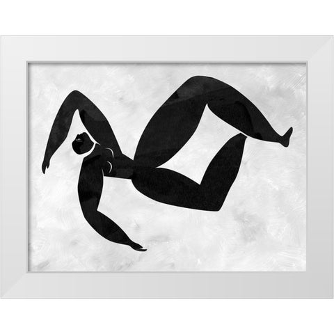 Lydia Cut-Out III White Modern Wood Framed Art Print by Urban Road