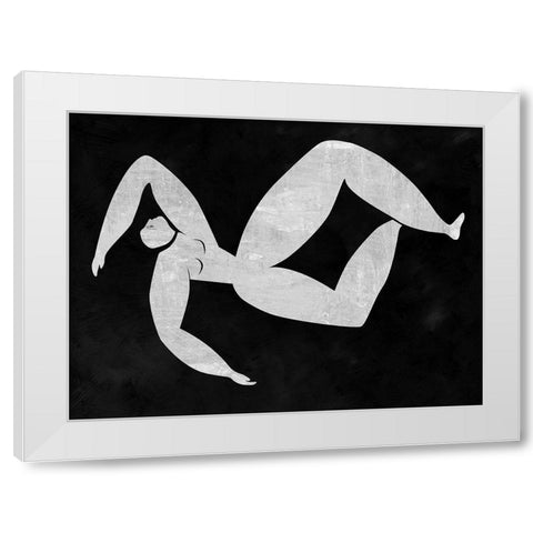 Monique Cut-Out III White Modern Wood Framed Art Print by Urban Road