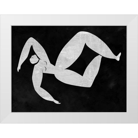 Monique Cut-Out III White Modern Wood Framed Art Print by Urban Road