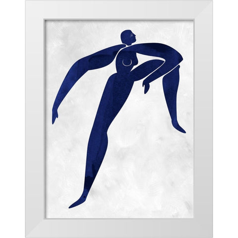 Gertrude Cut-Out II White Modern Wood Framed Art Print by Urban Road