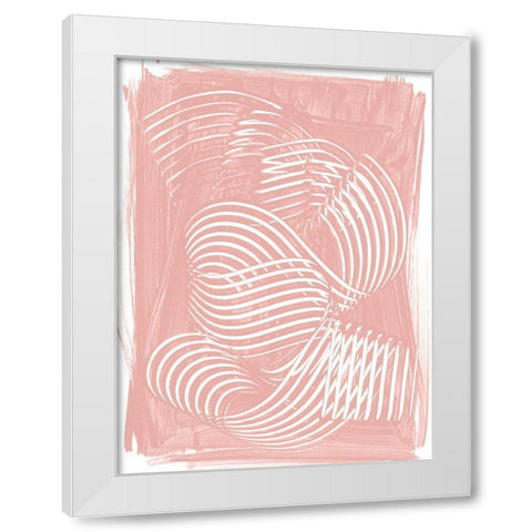 Jean I White Modern Wood Framed Art Print by Urban Road