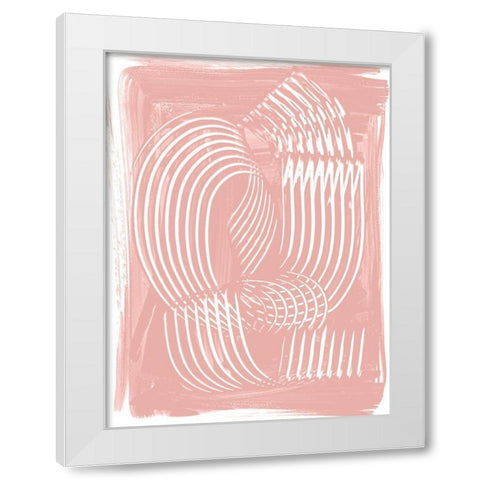 Jean III White Modern Wood Framed Art Print by Urban Road