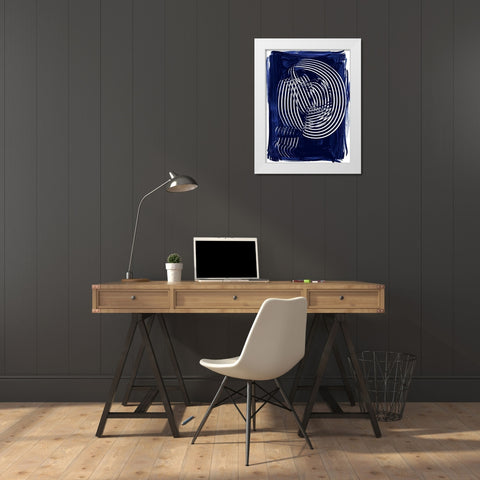 Pierre IV White Modern Wood Framed Art Print by Urban Road