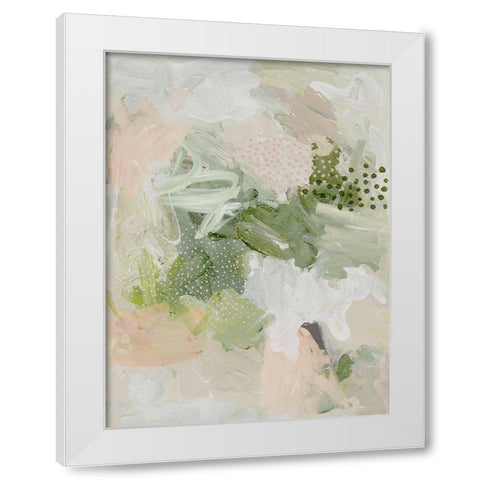 Moss and Ivy I White Modern Wood Framed Art Print by Urban Road