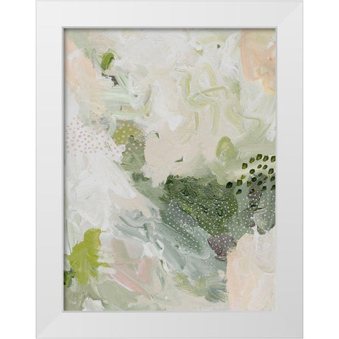 Moss and Ivy III White Modern Wood Framed Art Print by Urban Road