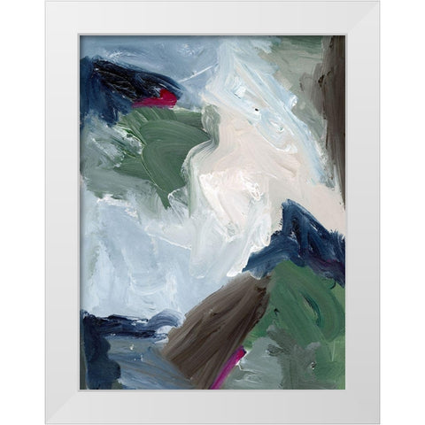 Waterlogged I White Modern Wood Framed Art Print by Urban Road