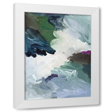 Waterlogged II White Modern Wood Framed Art Print by Urban Road