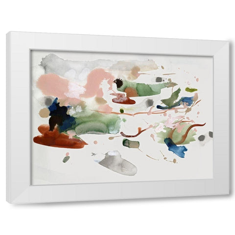 Scatterbrain White Modern Wood Framed Art Print by Urban Road