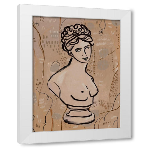 Venus White Modern Wood Framed Art Print by Urban Road