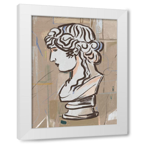 Diana White Modern Wood Framed Art Print by Urban Road