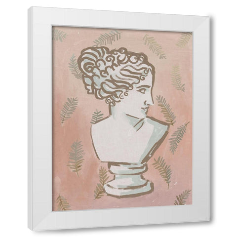 Juno White Modern Wood Framed Art Print by Urban Road