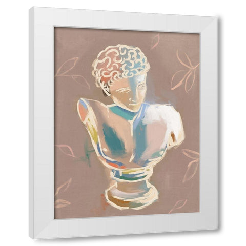 David White Modern Wood Framed Art Print by Urban Road