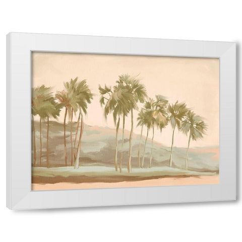 Isle of Paradise White Modern Wood Framed Art Print by Urban Road