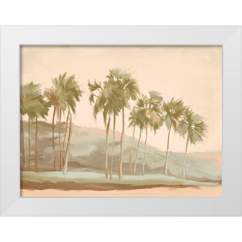 Isle of Paradise White Modern Wood Framed Art Print by Urban Road