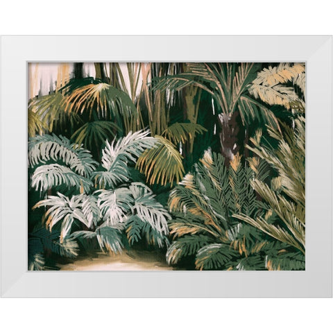 Lifes a Jungle White Modern Wood Framed Art Print by Urban Road