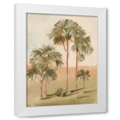 Tropical Sunset II White Modern Wood Framed Art Print by Urban Road