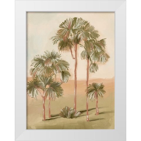 Tropical Sunset II White Modern Wood Framed Art Print by Urban Road