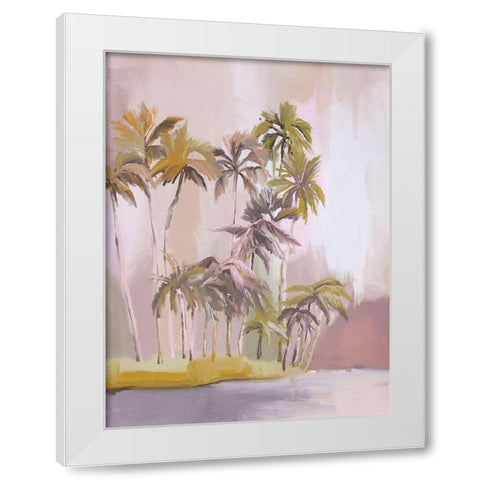 Island of Solitude White Modern Wood Framed Art Print by Urban Road