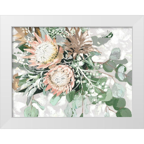 Your Majesty White Modern Wood Framed Art Print by Urban Road