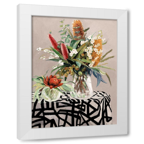 The Centrepiece White Modern Wood Framed Art Print by Urban Road