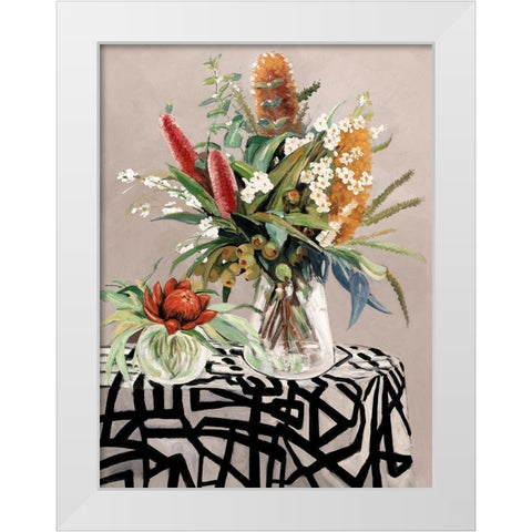 The Centrepiece White Modern Wood Framed Art Print by Urban Road