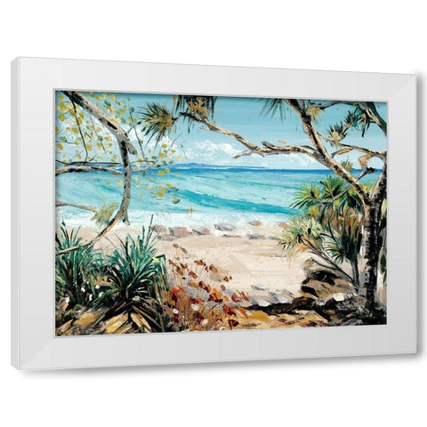 Greenmount White Modern Wood Framed Art Print by Urban Road