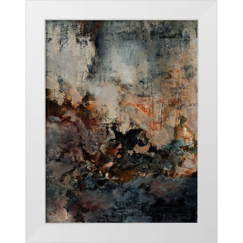 Oxidise White Modern Wood Framed Art Print by Urban Road