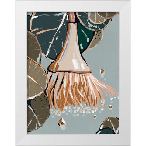 Dusty Flowering Gum I White Modern Wood Framed Art Print by Urban Road