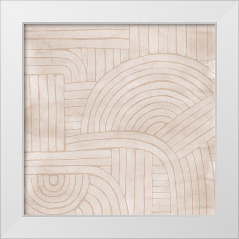 Roaming IV White Modern Wood Framed Art Print by Urban Road