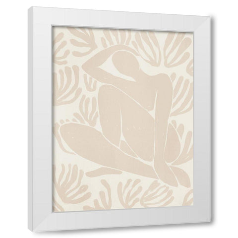 Haleness I White Modern Wood Framed Art Print by Urban Road